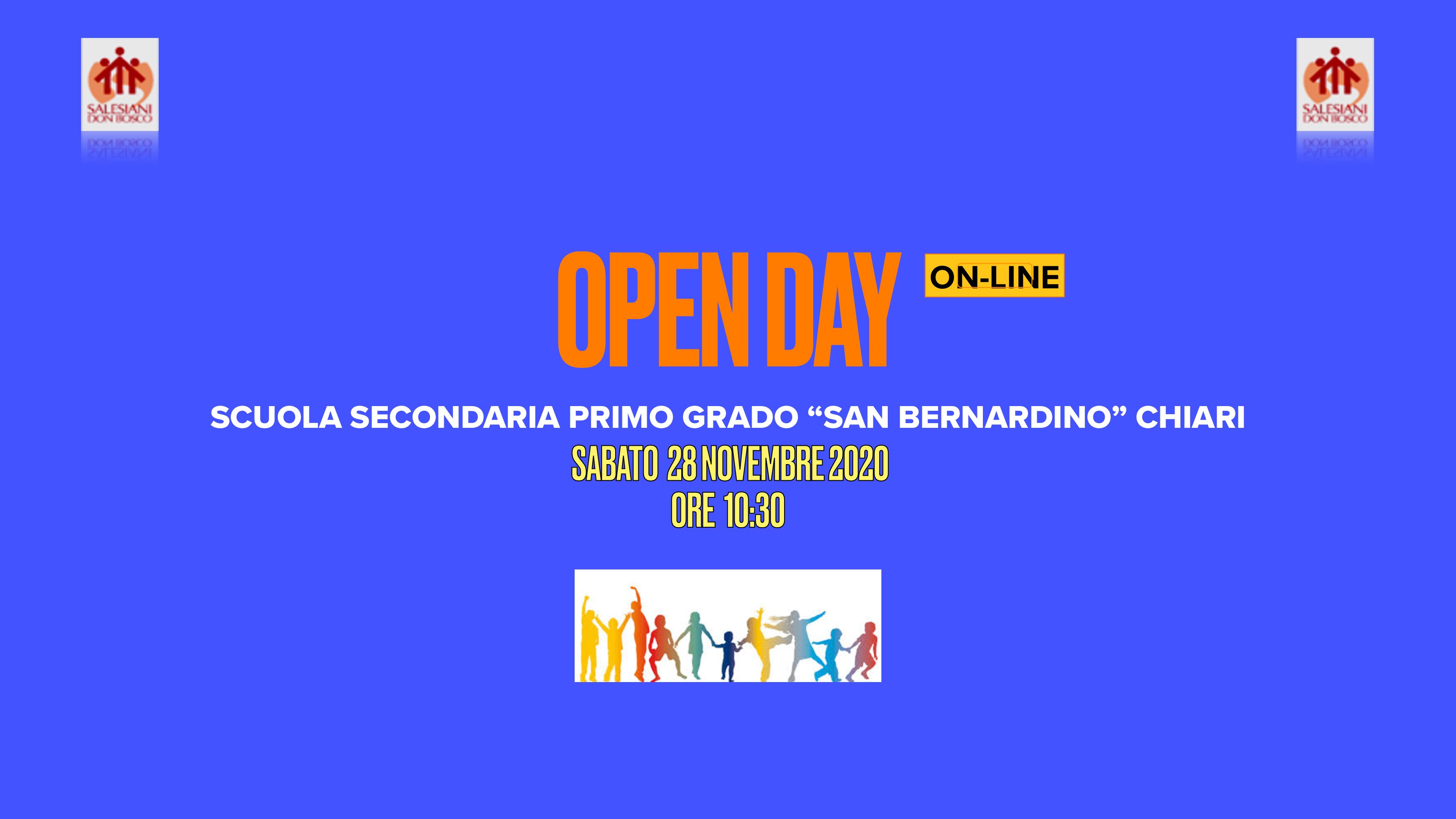 LOCANDINA OPEN DAY 2020 pdf news • San Bernardino - Chiari • Scuola Paritaria